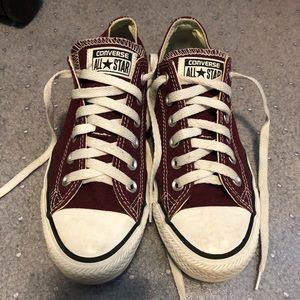 Maroon Converse